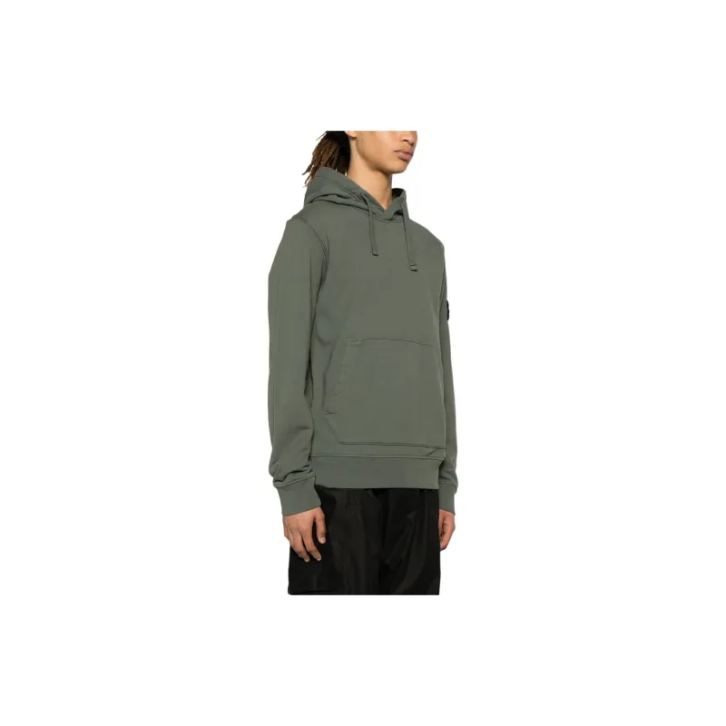 STONE ISLAND Compass Patch Drawstring Hoodie-3