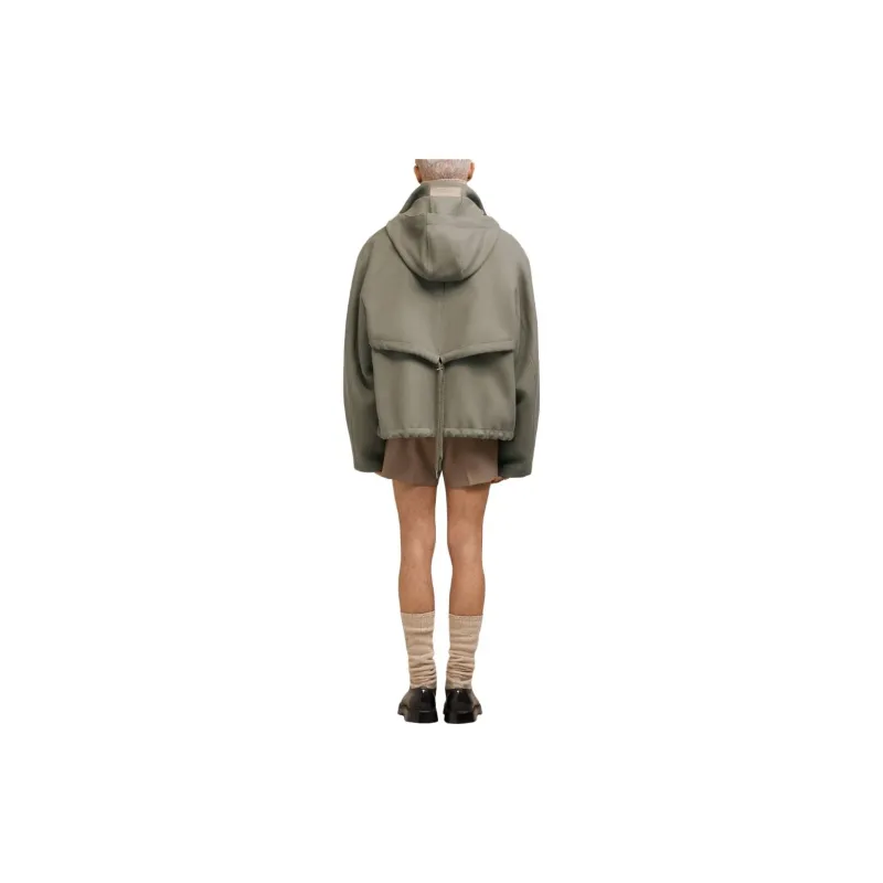 AMI Paris Logo-patch Wool Jacket-2