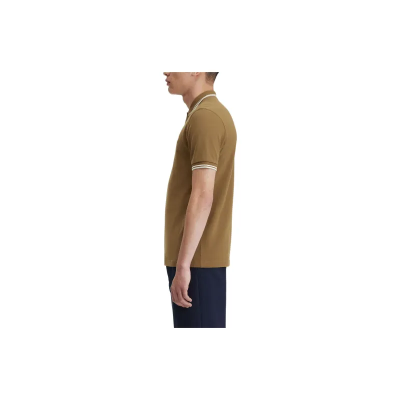 FRED PERRY Shirts Men Khaki-3