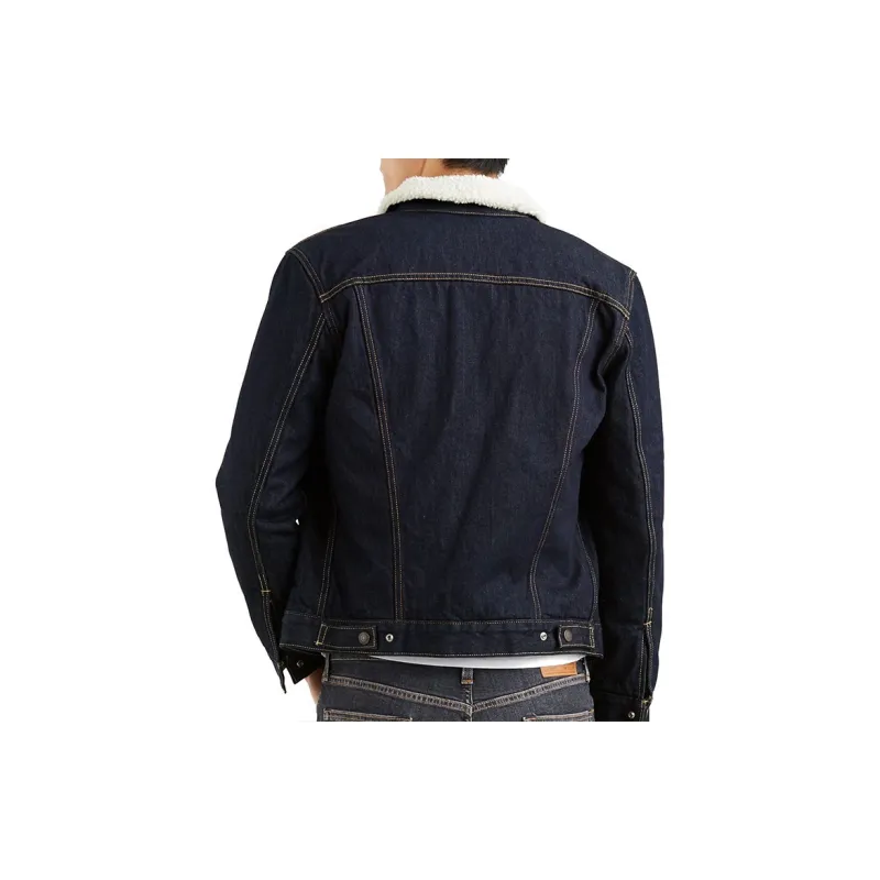 Levi's Denim Jacket Men's Dark Blue Denim-3