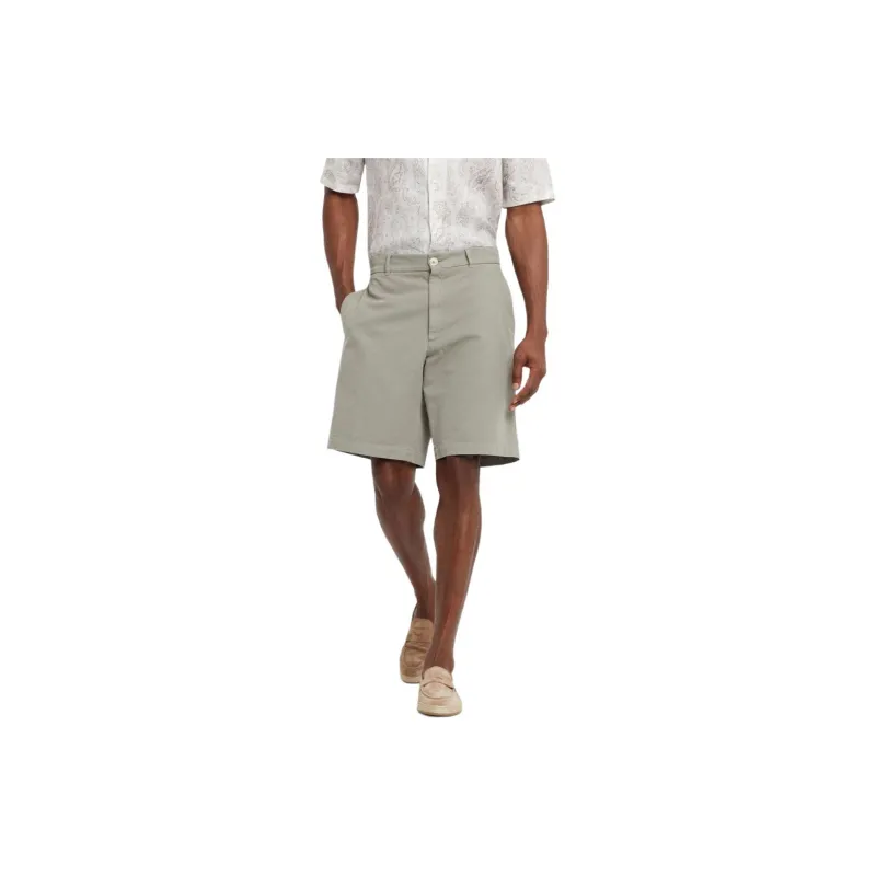 Brunello Cucinelli Straight leg Cotton Bermuda Shorts-1