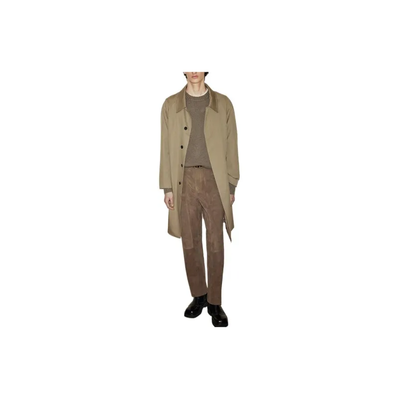 FRAME FW24 Trench Coat Men Khaki-1