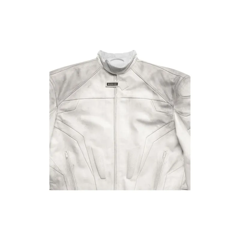 Balenciaga Jackets Men White-4