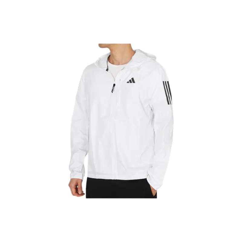 Adidas Free Shipping With AdiClub Own The Run Jacket-4