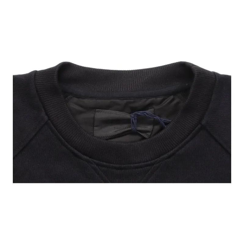 PRADA Printed Cotton Fleece Crewneck Sweatshirt-6