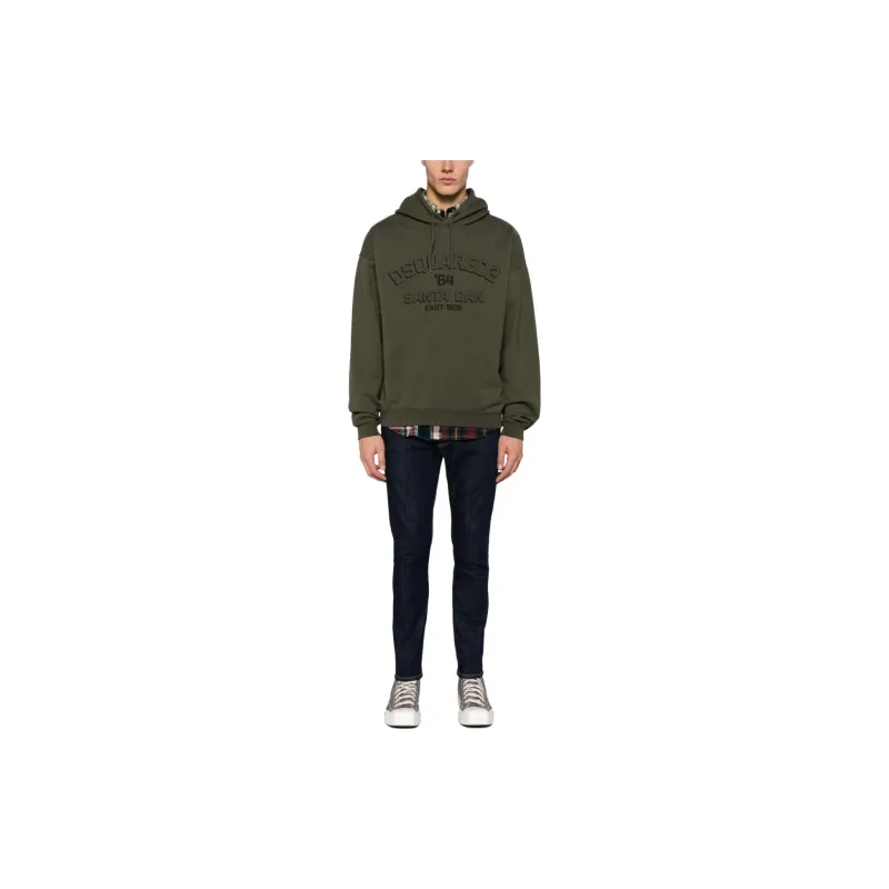 Dsquared2 Logo Patch Skater Jeans-3