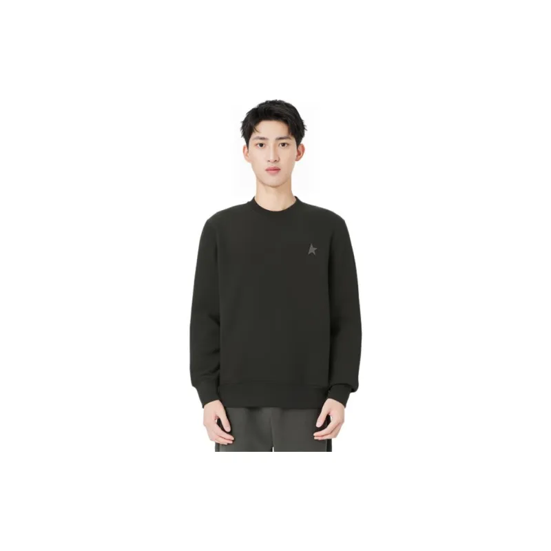 Golden Goose Logo print Cotton Sweatshirt-4