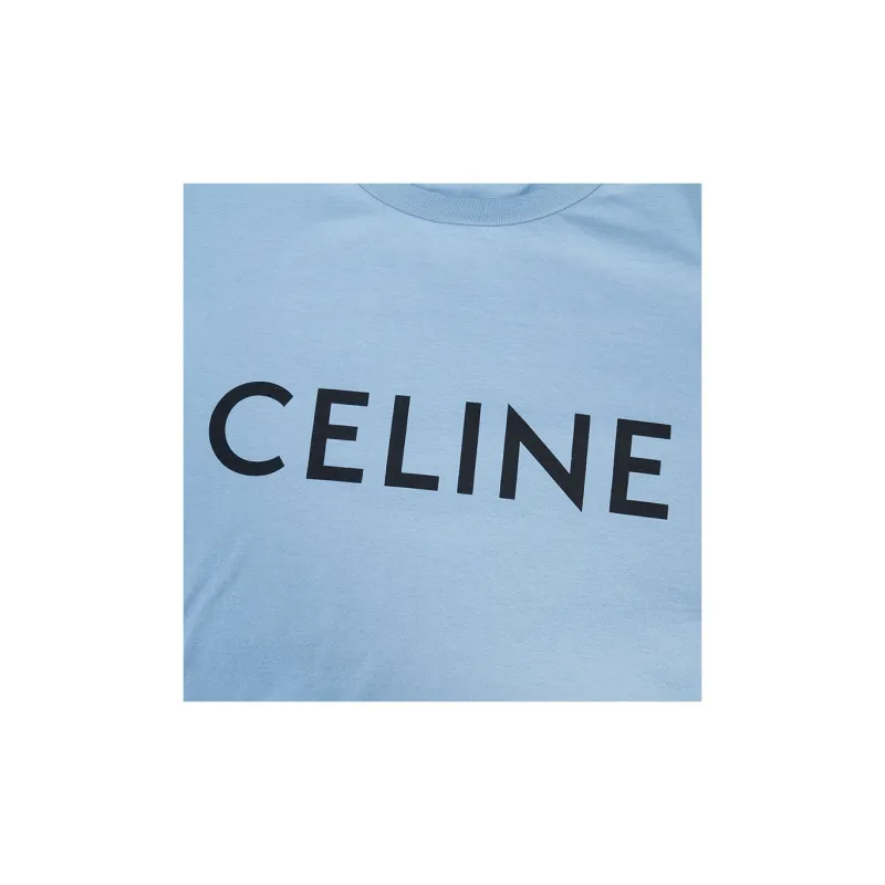 CELINE T Shirts Men Blue-2