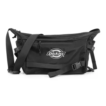 Dickies Polyester Crossbody Bag, Sling Bag Regular Unisex Black/Gray White