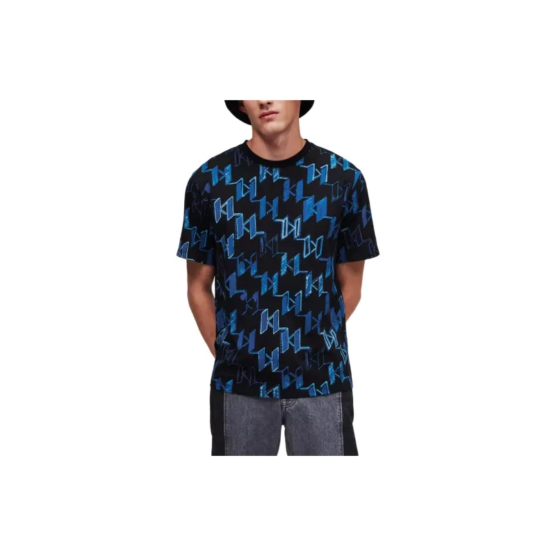 KARL LAGERFELD T Shirt Men's Blue-4