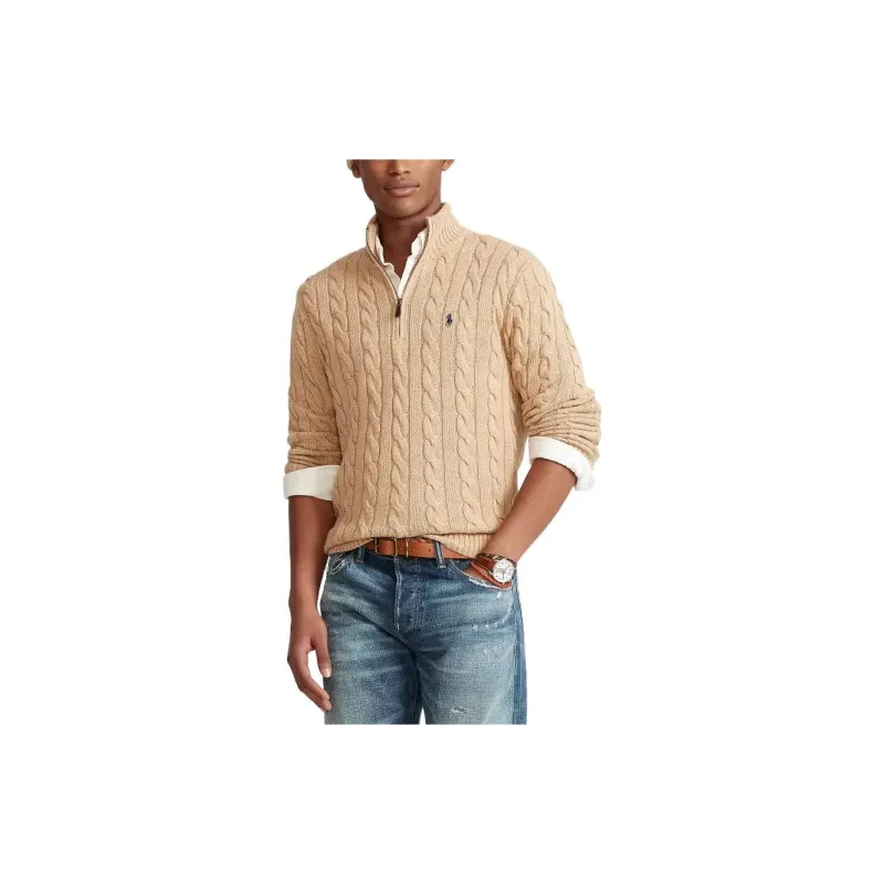 Polo Ralph Lauren FW22 Cashmere Sweater Men's Khaki-3