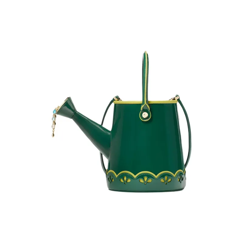 Kate Spade Artificial Leather Shoulder Bag Crossbody Bag Handbag Small Size Women's Green-2