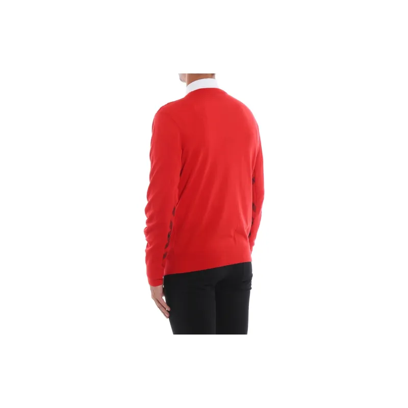 Burberry Loose Fit Knitwear Men's Red-4