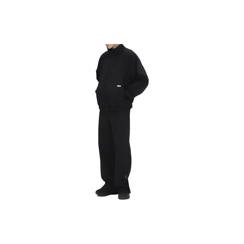 C2H4 Casual Pants Unisex Black-4