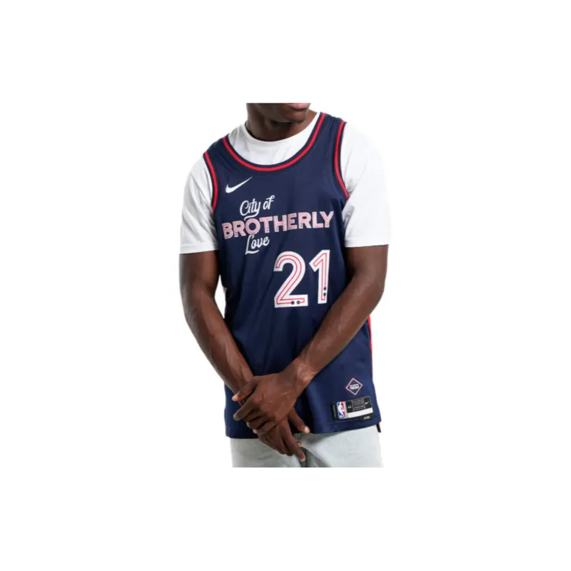 Nike Dri Fit Nba Swingman Joel Embiid Philadelphia 76Ers City Edition 2023/24 Jersey-2