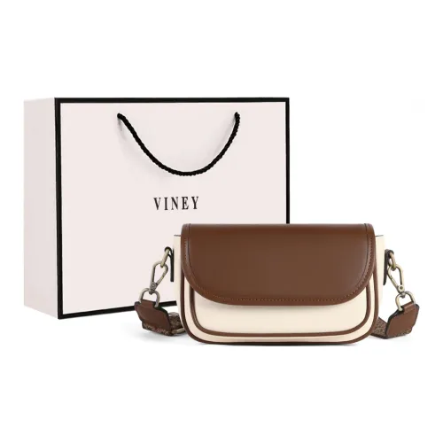 VINEY Crossbody Bags Off White With Brown