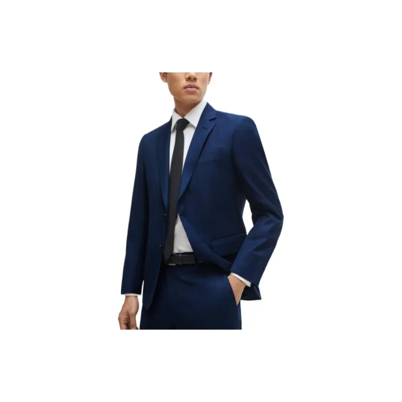 HUGO BOSS Checked Wool Suit-4