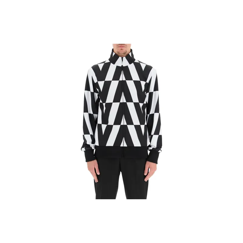 Valentino Optical Print Sweatshirt-1