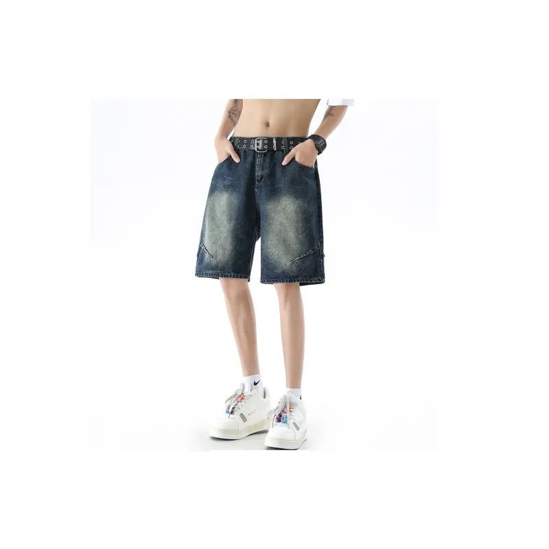 R.super SS24 Denim Shorts Unisex-16