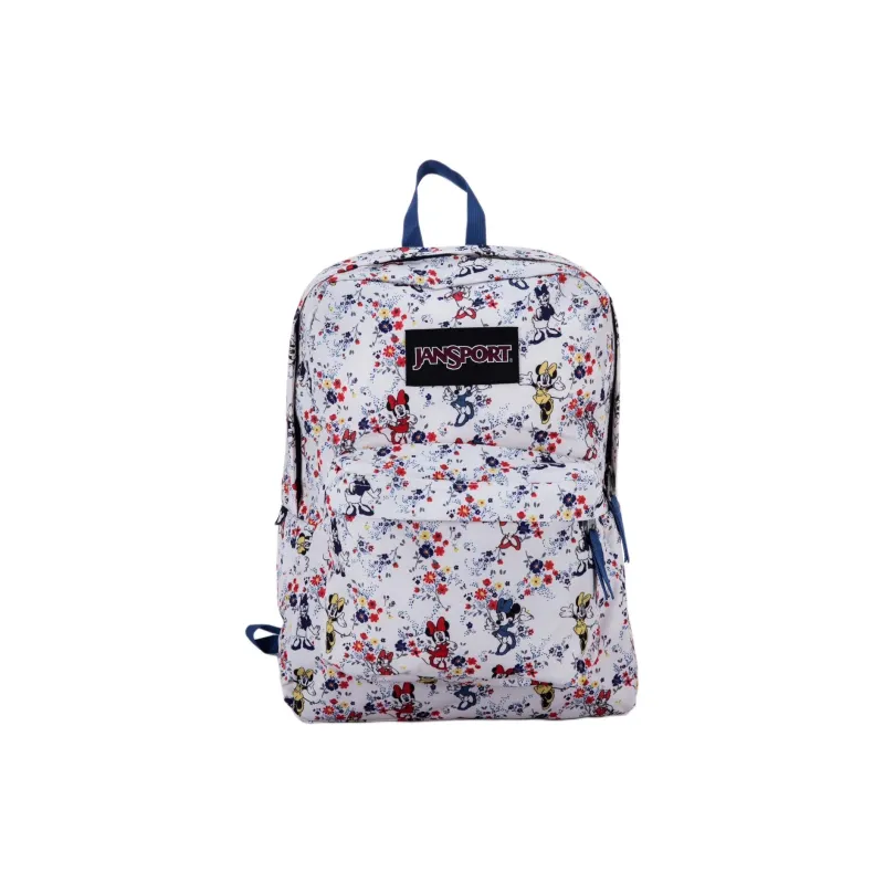 JanSport Disney Collaboration Polyester Backpack Medium Size Unisex White-0