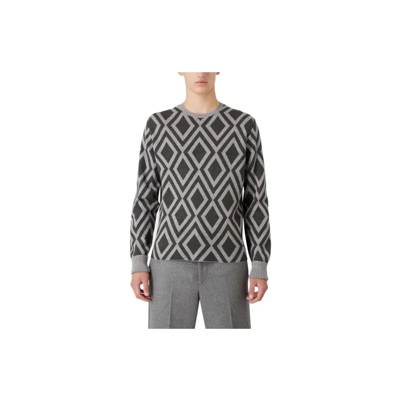 EMPORIO ARMANI FW22 Sweater Men's Multicolor-2