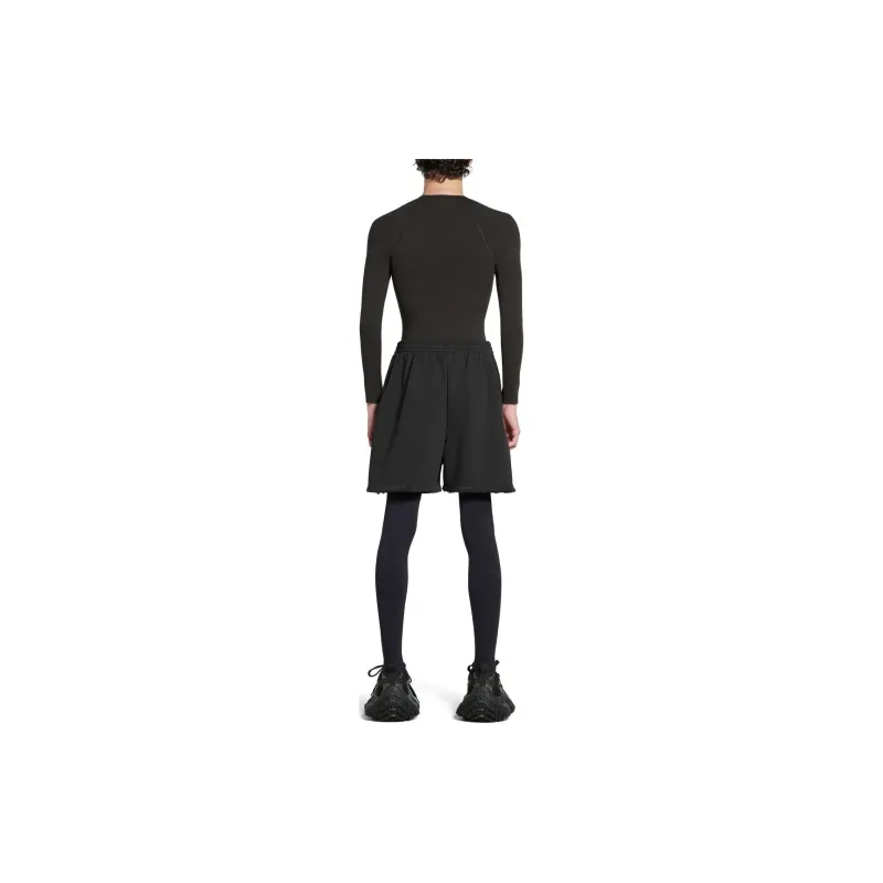 Balenciaga Logo Detailed Track Shorts-2