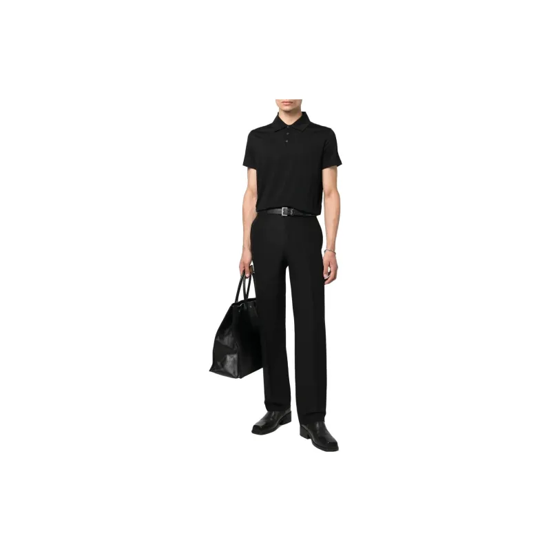 SAINT LAURENT Polo Shirt Men's Black-2
