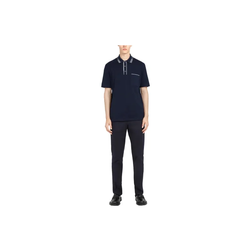 FERRAGAMO Polo Shirt Men's Blue-3