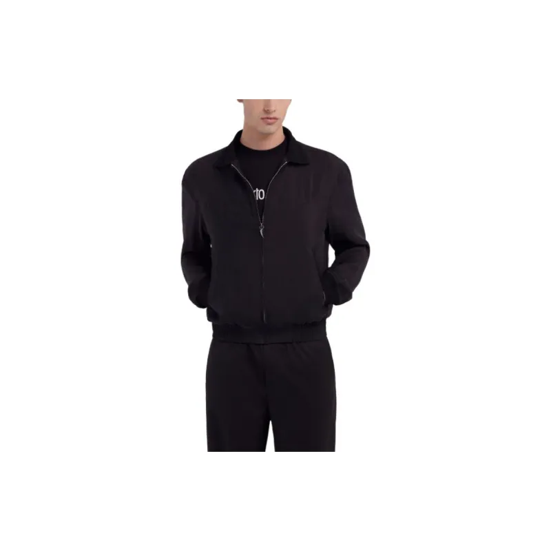 Roberto Cavalli SS24 Jackets Coats Men's Black-2