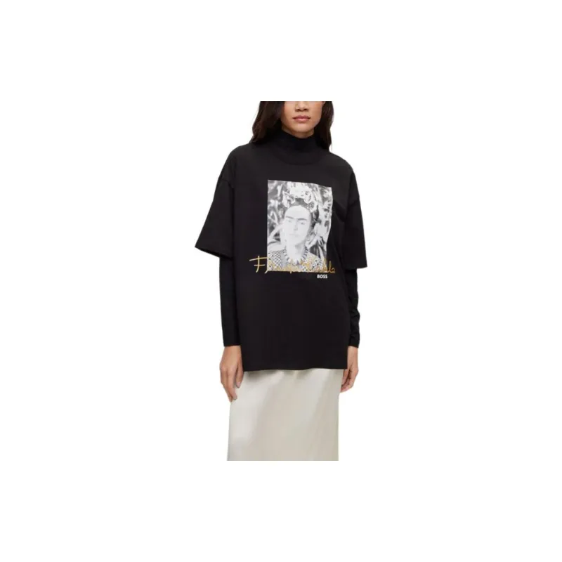 HUGO BOSS HUGO BOSS X Frida Kahlo T-Shirts Unisex Black-3