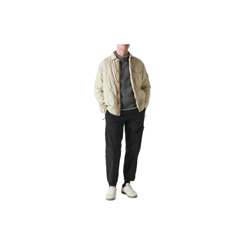 STONE ISLAND Compass badge Quilted Jacket-4