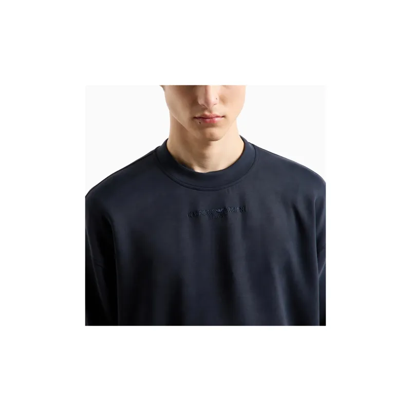 EMPORIO ARMANI FW24 Sweatshirt Men's Marine Blue-4