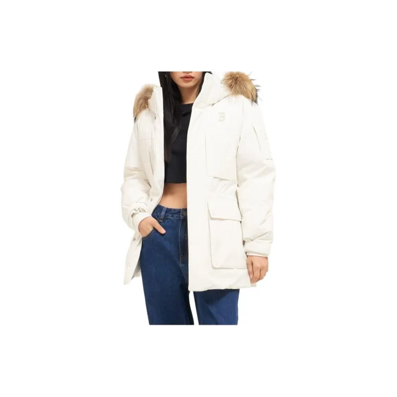 MLB Boston Red Sox Down Jackets Unisex Cream-1