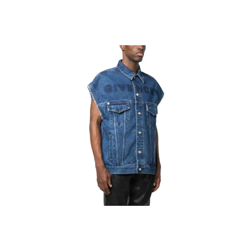 Givenchy Oversized Sleeveless Jacket-4