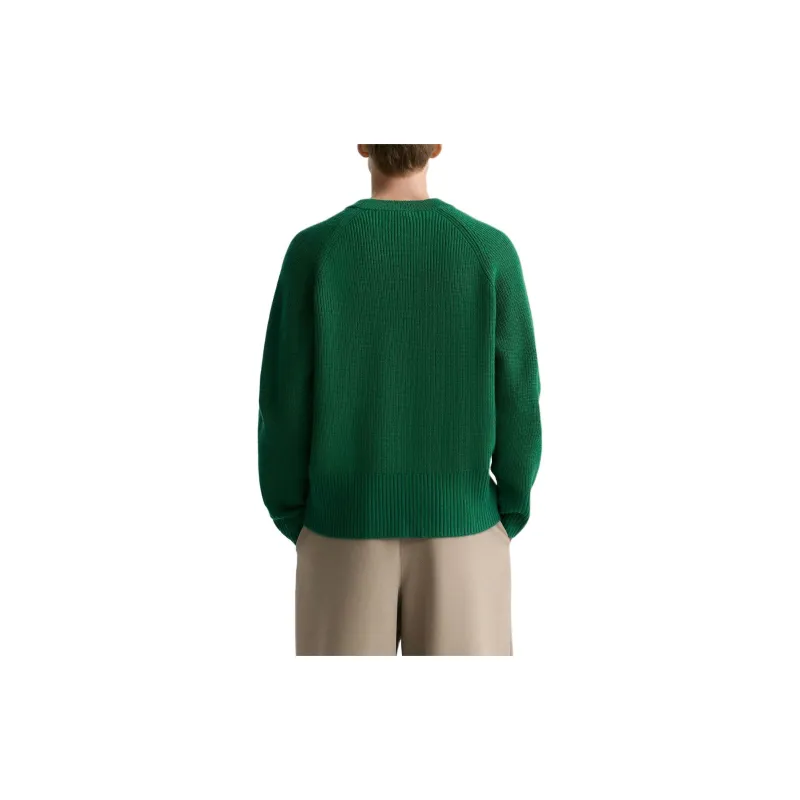 ZARA Sweaters Men Green-3
