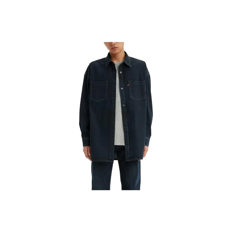 Levis Shirts Men Blue-3