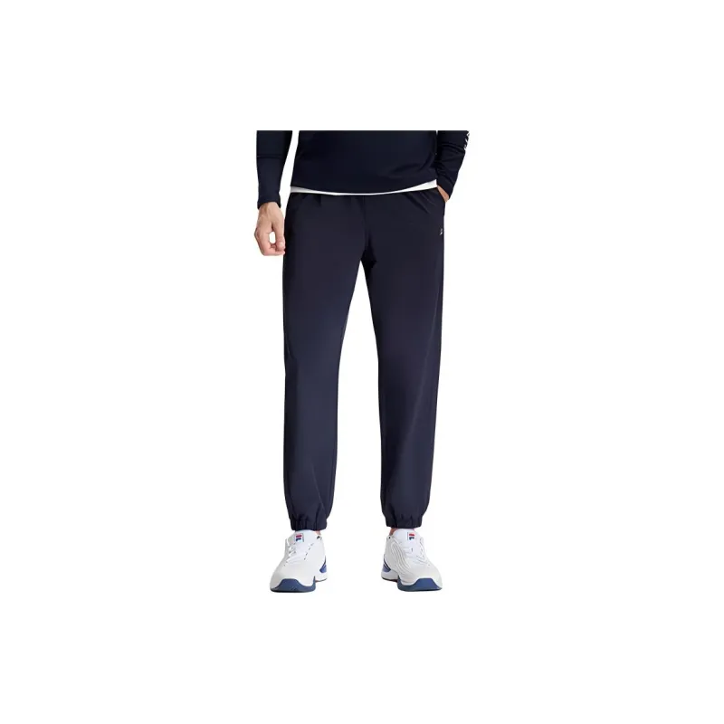 FILA Knitted Sports Pants Men's RD Royal Blue-3