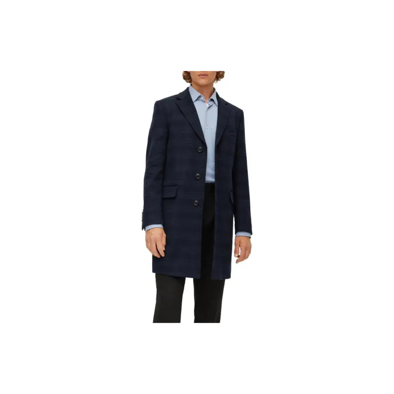 HUGO BOSS Coats Men Marine Blue-5