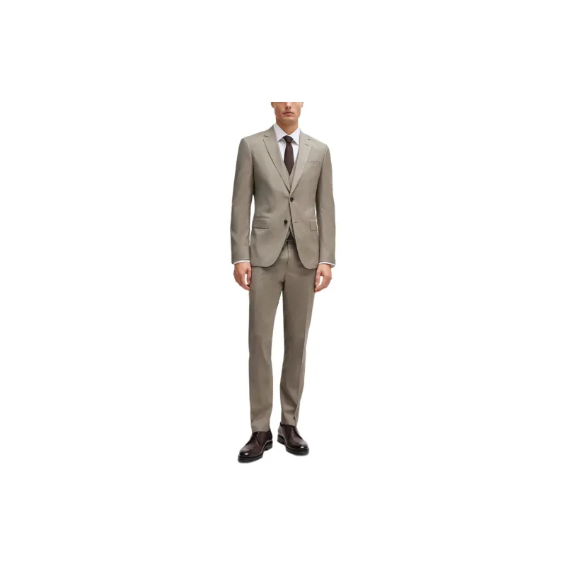 HUGO BOSS Business Suits Men's Light Brown-1