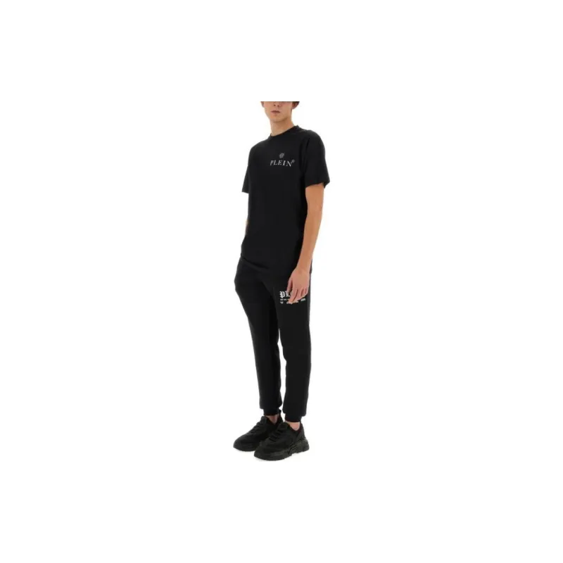 PHILIPP PLEIN Logo Printed Crewneck T Shirt-2
