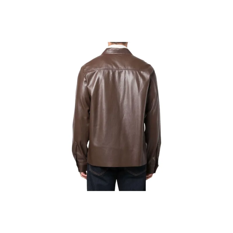 NANUSHKA Jackets Men Brown-2