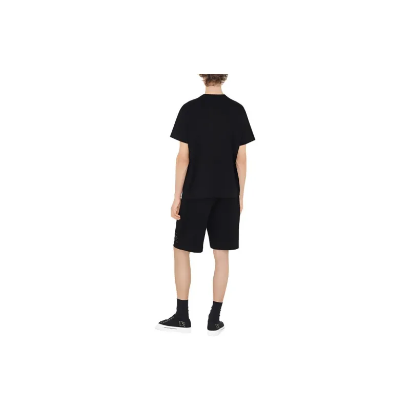 Burberry Check Ekd Cotton Shorts-8