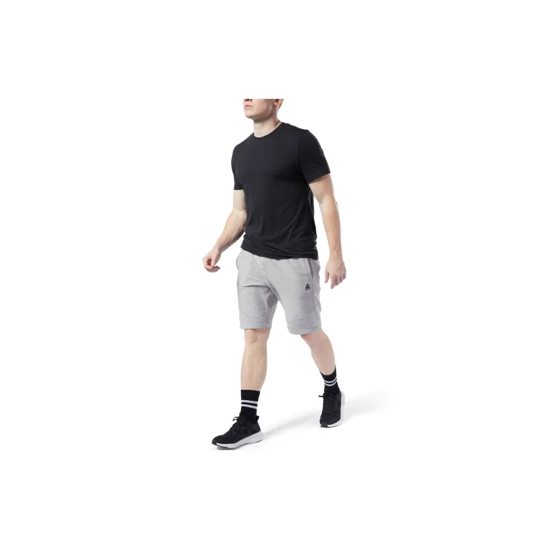 Reebok TRAINING ESSENTIALS TWILL Sports Shorts Men's Gray-4