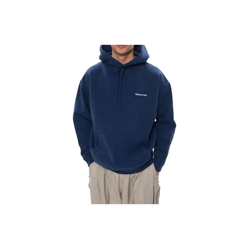 Balenciaga Corporate Logo Popover Hoodie-4
