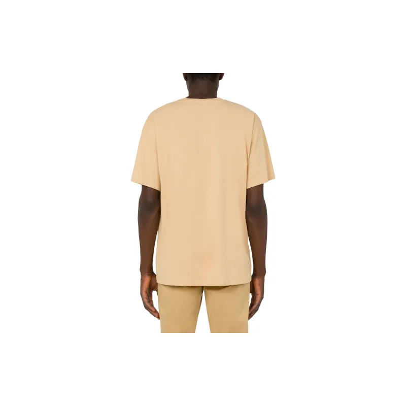 MOSCHINO Logo embroidered Cotton T shirt-2