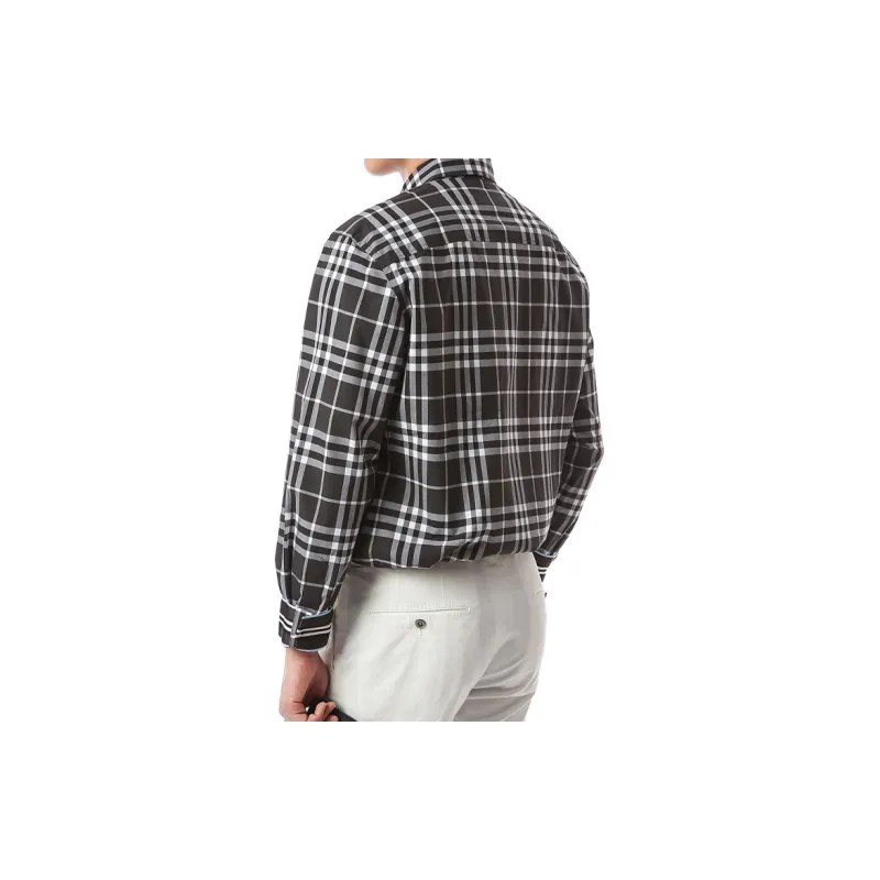 Burberry Shirt Men's Black White-2