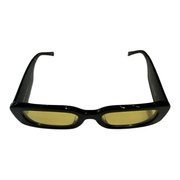 BONNIECLYDE Square Sunglasses Unisex Black-1