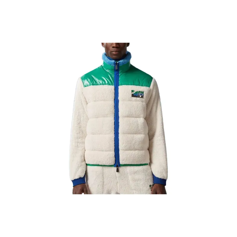 Moncler Padded Corduroy Collection Down Jacket Men's White-2