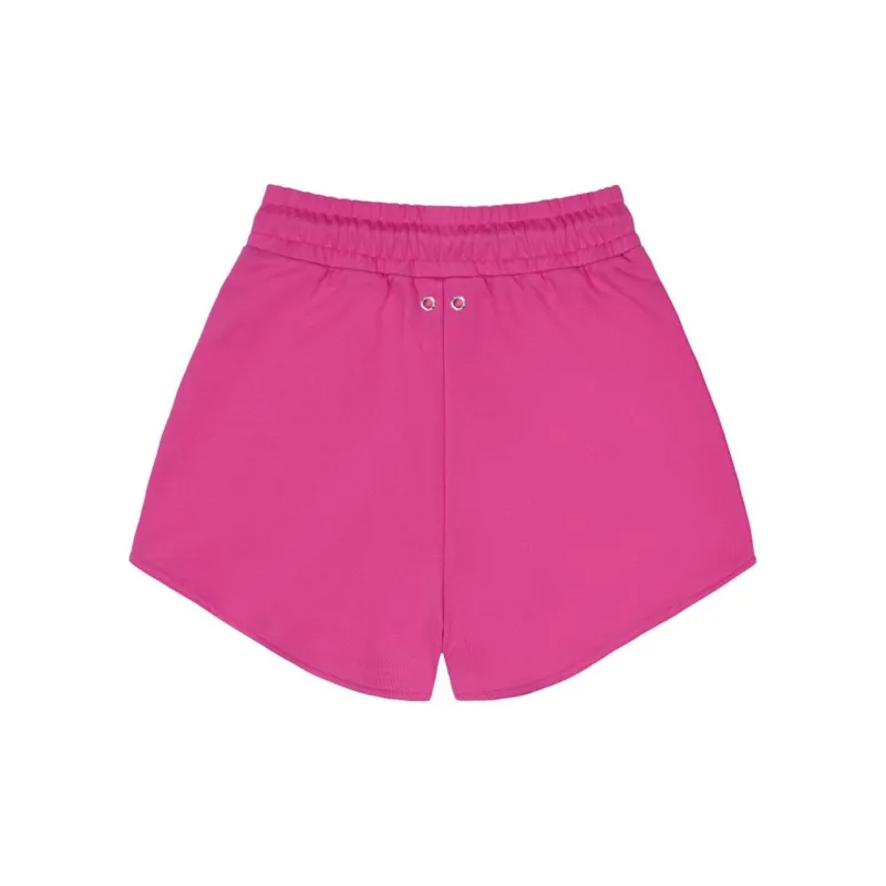 TEAM WANG Logo-print Cotton Track Shorts-1
