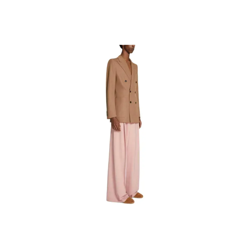 DRIES VAN NOTEN Wool Wide-leg Trousers-3
